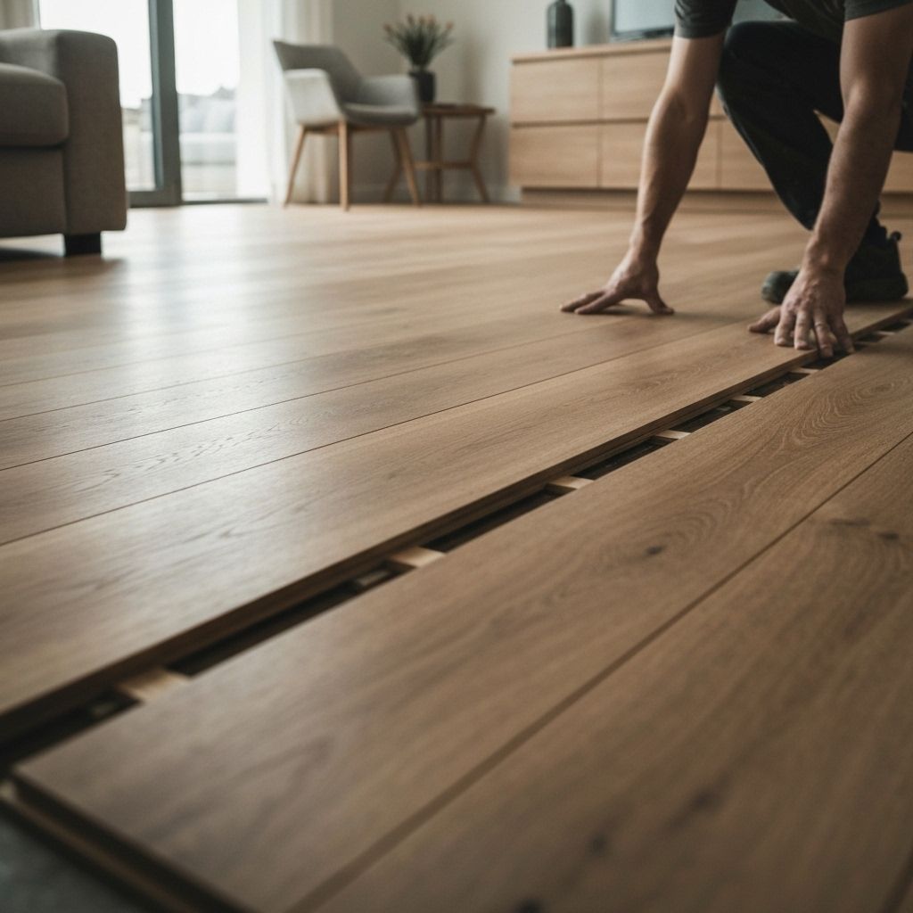 Professional flooring installation